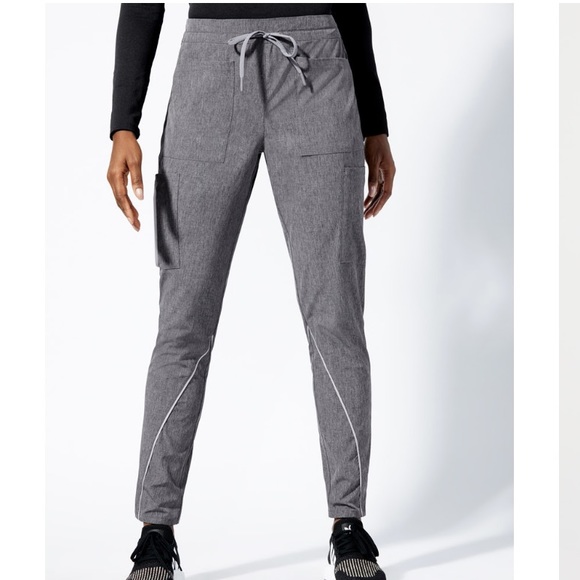 Jaanuu Charge Cargo Drawcord Scrub Bottoms - Picture 1 of 4